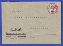 Franz. Zone Rh.-Pfalz Mi.-Nr. 38 Auf Brief, O STROMBERG HUNSRÜCK 31.12.48 - Autres & Non Classés