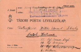 4935 10 Feldpostkarte 15-05-1915 Debrezin- Deutsche Westarmee.Stempel: A Hadrakelt Seregtol Von Der Armee Im Felde - Weltkrieg 1914-18