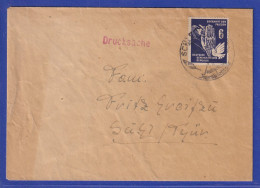 DDR 1950 Frieden 6Pfg Mi.-Nr. 276 EF Auf Drucksache  - Otros & Sin Clasificación