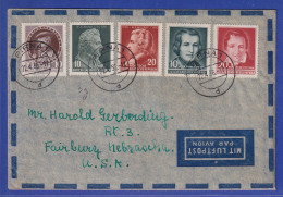 DDR 1956 Schöner Brief Gelaufen Von Pirna Nach Fairbury Nebraska USA - Altri & Non Classificati