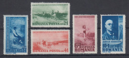 Rumänien 1938 Nicolae Ion Grigorescu Mi.-Nr. 564-68 Satz Kpl. ** - Other & Unclassified