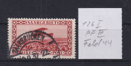 Saar 1928 Flugpostmarke 50 C. Mi.-Nr. 126 Mit PLF III Gest. SAARBRÜCKEN - Usados