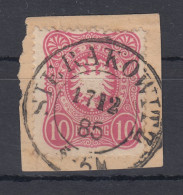 Deutsches Reich Mi.-Nr. 41 Auf Briefstück, O SIERAKOWITZ 17.12.85 - Usati