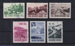 Belgien 1953 Tourismus Ardennen-Maas-Gebiet Mi.-Nr. 967-972  Gestempelt - Sonstige & Ohne Zuordnung