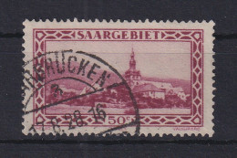 Saar 1927 Abtei Tholey Mi.-Nr. 114 Mit PLF I Gestempelt Geprüft NEY BPP - Gebraucht