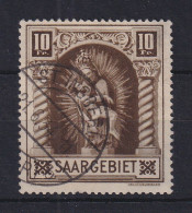 Saar 1925 Madonna Von Blieskastel Mi-Nr. 103 Mit PLF III Gest. ST. INGBERT - Gebraucht