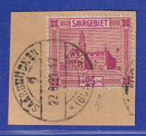 Saar 1923 Mi.-Nr. 100 Mit PLF I C Mit Cedille, Gpr. HOFFMANN BPP - Used Stamps