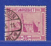 Saar 1923 Mi.-Nr. 100 Mit PLF I:  Rechtes C Mit Cedille, Gpr. HOFFMANN BPP  - Used Stamps