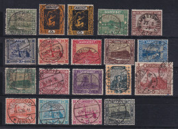 Saar Freimarken 1922-23 Mi.-Nr. 84-101 Satz 19 Werte Kpl. Alle Schön Gestempelt  - Used Stamps