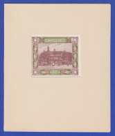 Saar 1921 Essai Zur Landschaftsausgabe, 10-Mark-Wert. SEHR SELTEN, Auflage 5 St. - Unused Stamps