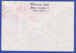 Saarland 1956 R-Brief Nach Groß-Gerau Mit Mi.-Nr. 360,369,373-75 O SAARBRÜCKEN - Storia Postale