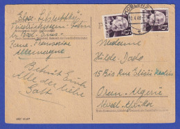 Franz. Zone Rh.-Pfalz Mi-Nr. 5 MEF Auf Postkarte Nach Algerien O KOBLENZ 10.4.48 - Andere & Zonder Classificatie