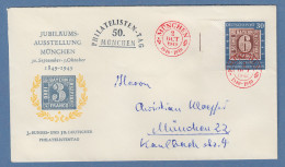 Bundesrepublik 1949 100 J. Briefmarken 30Pfg Mi-Nr.115 Auf Brief Mit Rotem So-O  - Covers & Documents