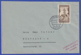 Saarland 1956 Winterberg-Denkmal Mi.-Nr. 375 Mit ET-O Auf Gel. FDC , Gpr. Ney - Covers & Documents