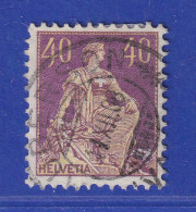 Schweiz 1908 Freimarke Sitzende Helvetia Type I Mi.-Nr. 101x Gestempelt AUBERSON - Sonstige & Ohne Zuordnung
