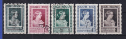 Belgien 1951 Königin-Elisabeth-Fonds Mi.-Nr. 909-913 Gestempelt - Otros & Sin Clasificación