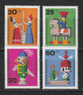 Bund Michel 705 - 708 Wohlfahrt Altes Holzspielzeug ** - Unused Stamps