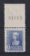 Spanien 1938 Königin Isabella 1 Pta Mi.-Nr. 816 ** Oberrandstück - Otros & Sin Clasificación