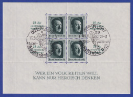 Dt. Reich 1937 Kulturförderung Mi.-Nr. Block 9 So.-Stempel DÜSSELDORF 17.7.37 - Used Stamps