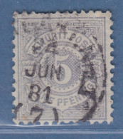 Württemberg 5 Pfg. Hellviolettblau Mi.-Nr. 45b Mit ZF Gest. Gepr. Heinrich BPP - Usados