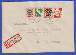 Franz. Zone Rh.-Pfalz Mi.-Nr. 12 In MIF Auf R-Brief Aus LANDAU Vom 13.12.47 - Otros & Sin Clasificación