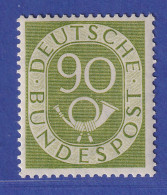 Bundesrepublik 1951 Posthornsatz 90Pfg-Wert Mi.-Nr. 138 ** - Unused Stamps