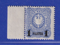 DAP Türkei : 1.Ausgabe 1 Piaster Mi.-Nr. 3 Na Mit Seitenrand Postfrisch **  - Deutsche Post In Der Türkei