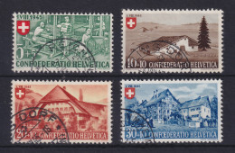 Schweiz 1945 Pro Patria Mi.-Nr. 460-63 Kpl. Satz Gestempelt.  - Altri & Non Classificati