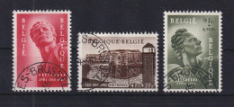 Belgien 1954 Denkmal-Einweihung Breendonk Mi.-Nr. 992-994 Satz Kompl. Gestempelt - Altri & Non Classificati