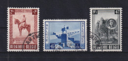 Belgien 1954 Nationaldenkmal In Namur Mi.-Nr. 989-991 Satz Kompl. Gestempelt - Otros & Sin Clasificación