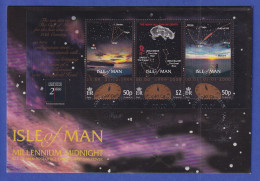 Isle Of Man 1999-2000 Jahrtausendwende Mi.-Nr. Block 38 Auf FDC - Isle Of Man