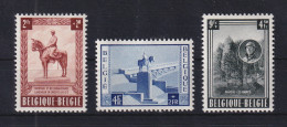 Belgien 1954 Nationaldenkmal In Namur Mi.-Nr. 989-991 Satz Kompl. ** - Otros & Sin Clasificación