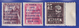 Spanien 1950-51 CAUDILLO Mi.-Nr. 985-87 Satz 3 Werte Kpl. Postfrisch ** / MNH - Other & Unclassified