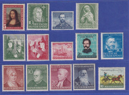 Bundesrepublik: Briefmarken-Jahrgang 1952 Komplett Postfrisch !  SONDERPREIS - Ongebruikt