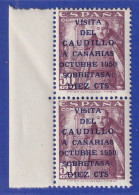 Spanien 1950 CAUDILLO Mi.-Nr. 985 Senkr. Paar Mit Rand Postfrisch ** / MNH - Sonstige & Ohne Zuordnung