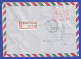 Portugal R-Brief Mit OA-ATM 002 Und VS-O TERREIRO DO PACO 17.1.83 - Vignette [ATM]