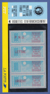 Frankreich ATM C034.34001, Papier Taube, Lilarot, Runde Ecken, VS-Satz 6.Tarif - Autres & Non Classés