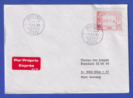 Portugal Frama-ATM Aut.-Nr. 008  Eil-Brief Mit ATM 197,5 Vom Ersttag 1.12.85 - Viñetas De Franqueo [ATM]