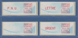 Frankreich ATM Torcy C001.77468 Papier Komet Satz 4 Werte Aus Tarif 9a **  - Other & Unclassified