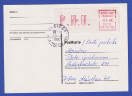 Frankreich EMD-Camp ATM LS3 PC 75508 Wert P.N.U. 1,40 Auf Postkarte Nach D - Other & Unclassified