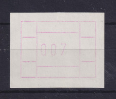 Schweiz ATM 1.Ausg. Probedruck Ohne Inschrift Und Posthorn 007 **  - Timbres D'automates