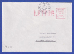 Frankreich ATM EMD-Camp LS3 PC 75508 Wert LETTRE 3,60 Auf Brief Aus T4 O 23.8.83 - Other & Unclassified