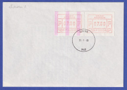 Belgien FRAMA-ATM P3022 Mit ENDSTREIFEN In MIF Auf FDC NINOVE  31.1.83 - Other & Unclassified