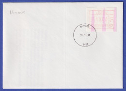 Belgien FRAMA-ATM P3022 Mit ENDSTREIFEN  Auf FDC NINOVE  31.1.83 - Autres & Non Classés