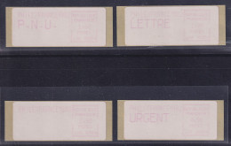 Frankreich 1982 Sonder-ATM PHILEXFRANCE 29mm Satz 1,60-1,80-2,90-4,50 ** - Other & Unclassified