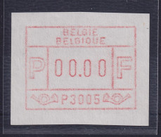 Belgien FRAMA-ATM 1.Ausgabe P3005 00.00-Druck ** - Autres & Non Classés