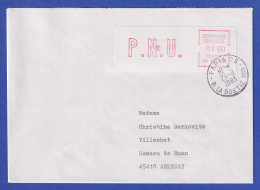 Frankreich ATM EMD-Camp LS3 PC 75508 Wert P.N.U. 1,60 Auf Brief Aus T4 O 23.8.83 - Other & Unclassified