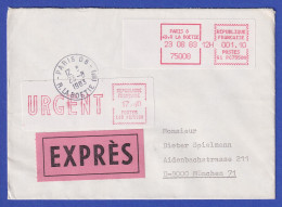 Frankreich ATM EMD-Camp LS3 PC 75508 Wert URGENT 17,40 Auf Express-Brief 1983 - Autres & Non Classés