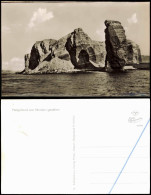 Ansichtskarte Helgoland (Insel) Von Norden Gesehen - Felsen Fotokarte 1958 - Autres & Non Classés