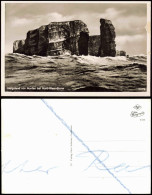 Ansichtskarte Helgoland (Insel) Von Norden Bei Nord-West-Sturm 1958 - Autres & Non Classés